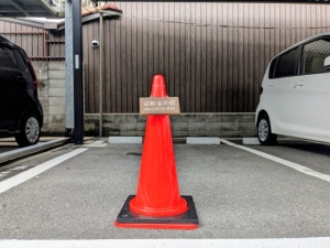 駐車場をご用意いたしました。(朱雀ききょう庵・若草庵)